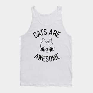 Cats Are Awesome Tank Top